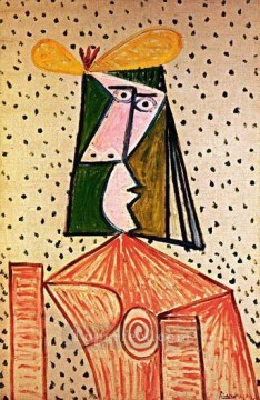 Buste de femme 1 1944 Cubism Oil Paintings